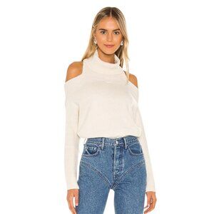 Lovers and Friends Cream Anise TurtleNeck LongSleeve Sweater w/Back Cut Out-S